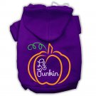 LIL PUNKIN Pet Rhinestone Hoodie Sizes Xsmall - Large Pet Outerwear For Cats and Dogs
