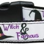 NEW WITCH & FAMOUS Dog Collar Size Large (18" - 26") Halloween Soft Nylon