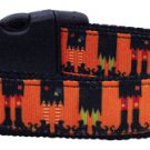 NEW SCARY WITCHES Size Large (18"- 26") Dog Collar Halloween Soft Nylon