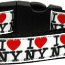 NEW I LOVE NEW YORK Size Med Dog Collar