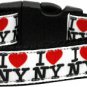 NEW I LOVE NEW YORK Size LG Dog Collar