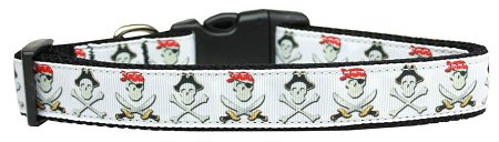 NEW Skull & Bones Size Med Dog Collar