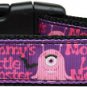 NEW MOMMY'S LITTLE MONSTER Size Large (18" - 26") Halloween Soft Dog Collar