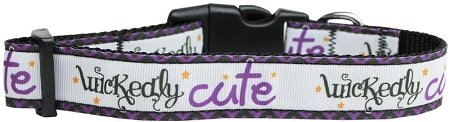 NEW WICKEDLY CUTE Size Large (18" - 26") Halloween Soft Dog Collar