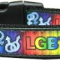 NEW LGBT Pride Size Large (18 - 26") Soft Dog Collar