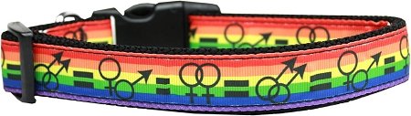NEW LGBT Equality Size Large (18" - 26") Soft Dog Collar