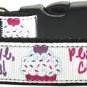 NEW PEACE, LOVE & CUPCAKES Size Large (18" - 26") Soft Dog Collar