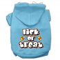 LICK OR TREAT Pet Hoodie Sizes Xsmall - Large Pet Outerwear For Cats and Dogs