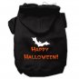 HAPPY HALLOWEEN Pet Hoodie Sizes XSmall - Large Pet Outerwear For Cats and Dogs
