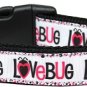 Dog Collar LOVE BUG SIZE MEDIUM (10" - 18") Soft Dog Collar
