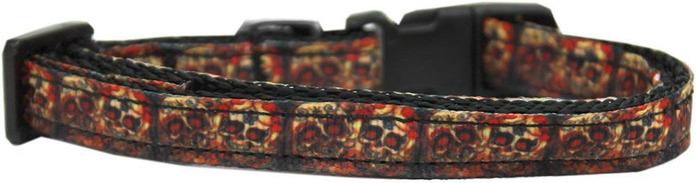 NEW LOVELY SKULLS Dog Collar Size XSmall (6"-10") & Small (10"-14") Halloween Soft Nylon