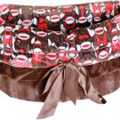 FUNNY MONKEY Small Reversible Pet Carrier Bag, Pet Bed & Car Seat 3-In-1