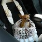 PLAID IN PINK Small Reversible Pet Carrier Bag, Pet Bed & Car Seat 3-In-1