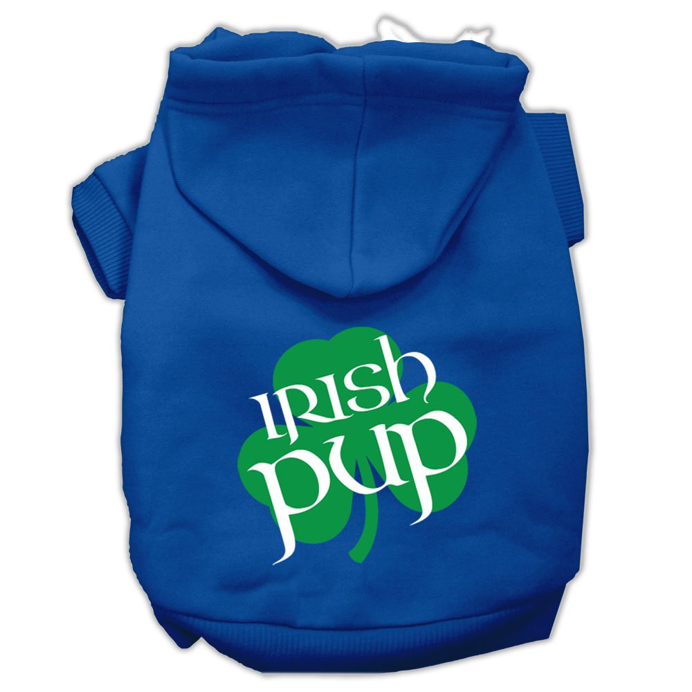 IRISH PUP Pet Hoodie Sizes XSmall - Large Pet Outerwear For Cats and Dogs