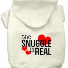 THE SNUGGLE IS REAL Pet Hoodie Sizes XSmall - Large Pet Outerwear For Cats and Dogs