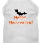 HAPPY HALLOWEEN BAT Halloween Pet Shirts Sizes XSMALL - LARGE