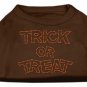 TRICK OR TREAT Halloween Pet Shirts Sizes XSMALL - Large