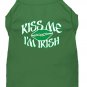 KISS ME I'M IRISH Pet Shirts Sizes XSmall - 3XL Pet Outerwear