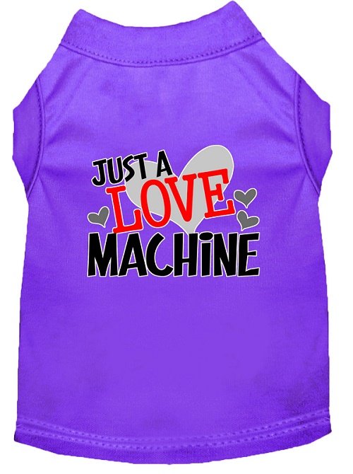JUST A LOVE MACHINE Pet Shirts Sizes XSmall - 3XL Pet Outerwear