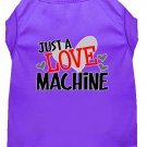 JUST A LOVE MACHINE Pet Shirts Sizes XSmall - 3XL Pet Outerwear
