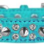 NEW Sparkle and Spikes Size XSmall & Small Faux Leather Croc Dog Collars