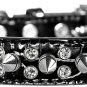 NEW Sparkle and Spikes Size XSmall & Small Faux Leather Croc Dog Collars
