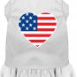 AMERICAN FLAG Pet Dress Sizes XSMALL to XLarge Various Colors For Cats and Dogs