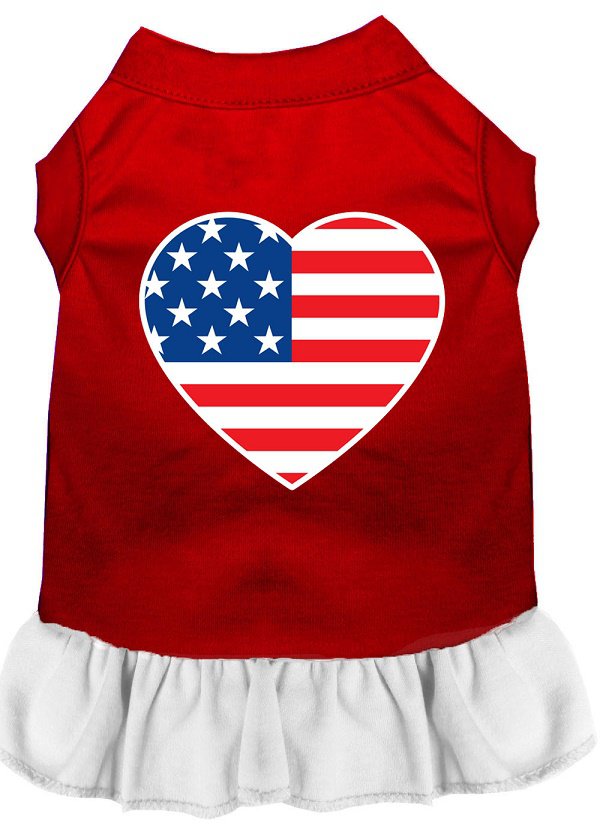 AMERICAN FLAG Pet Dress Sizes XSMALL to XLarge Various Colors For Cats and Dogs