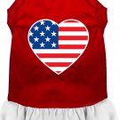 AMERICAN FLAG Pet Dress Sizes XSMALL to XLarge Various Colors For Cats and Dogs