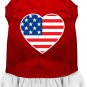 AMERICAN FLAG Pet Dress Sizes XSMALL to XLarge Various Colors For Cats and Dogs