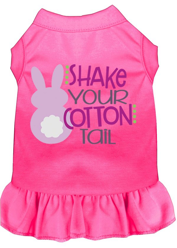 SHAKE YOUR COTTON TAIL Pet Dress Sizes 2X to 4X Solid Colors For Cats and Dogs