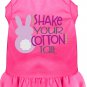 SHAKE YOUR COTTON TAIL Pet Dress Sizes 2X to 4X Solid Colors For Cats and Dogs