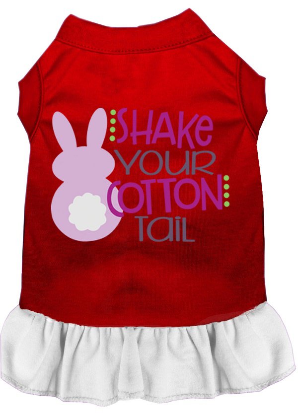 SHAKE YOUR COTTON TAIL Pet Dress Sizes XSMALL to XLarge IN Various Colors For Cats and Dogs