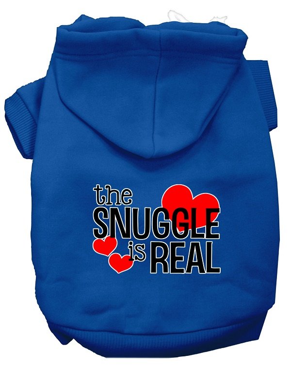 THE SNUGGLE IS REAL Pet Hoodie sizes XLarge - XXXLarge Pet Outerwear For Cats and Dogs