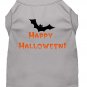 HAPPY HALLOWEEN BAT Halloween Pet Shirts Sizes XLARGE - XXXLarge