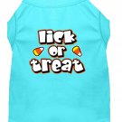 LICK OR TREAT Halloween Pet Shirts Sizes Xsmall - Large
