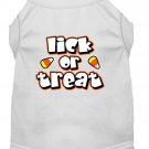 LICK OR TREAT Halloween Pet Shirts Sizes XLarge - XXXLarge