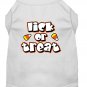 LICK OR TREAT Halloween Pet Shirts Sizes XLarge - XXXLarge