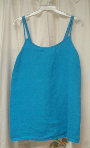 Match Point La Fixsun Linen Thin Strap Tank Top CUTE!