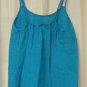 Match Point La Fixsun Linen Thin Strap Tank Top CUTE!