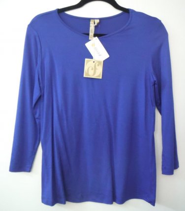 Comfy USA 3/4 Sleeve Tunic Shirt Top Style M103RS NEW w Tags!