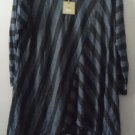 Comfy USA Angela Diagonal Seam Crinkle Tunic Top Shirt Style C510 New w Tags!