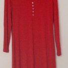 Yala DreamSacks Bamboo Clothing Nightgown Button Up Henley Long Sleeve NEW!