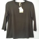 Comfy USA 3/4 Sleeve Round Neck Tunic Shirt Top Style M111R NEW w Tags!