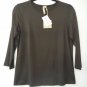 Comfy USA 3/4 Sleeve Round Neck Tunic Shirt Top Style M111R NEW w Tags!