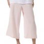 Match Point LP72 Linen Flat Front Goucho Crop Pants Capris NEW with Tags!