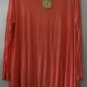 Comfy USA Round Neck Tunic Crinkle Tissue Knit Long Sleeve Style C170 NEW w Tag!