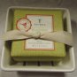 Thymes Mandarin Coriander Bar Soap and Dish Set 7 oz Bar NEW!