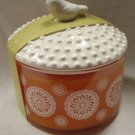 Thymes Mandarin Coriander LARGE 3-Wick Candle with Bird Lid 10 oz NEW!