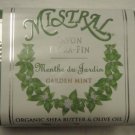 Mistral Garden Mint French Bar Soap Shea Butter 7 oz NEW! Smells Wonderful!